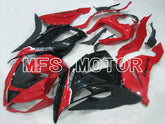 Kawasaki NINJA ZX6R 2013-2018 Injection ABS Fairing - Factory Style - Black Red - MFS5837